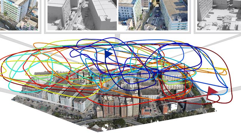 Continuous Aerial Path Planning for 3D Urban Scene Reconstruction